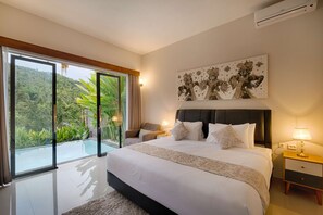 Luxury Room, 1 Bedroom, Private Pool, Valley View | 1 bedroom, hypo-allergenic bedding, minibar, desk - Nadira Bali Villa (Munduk)