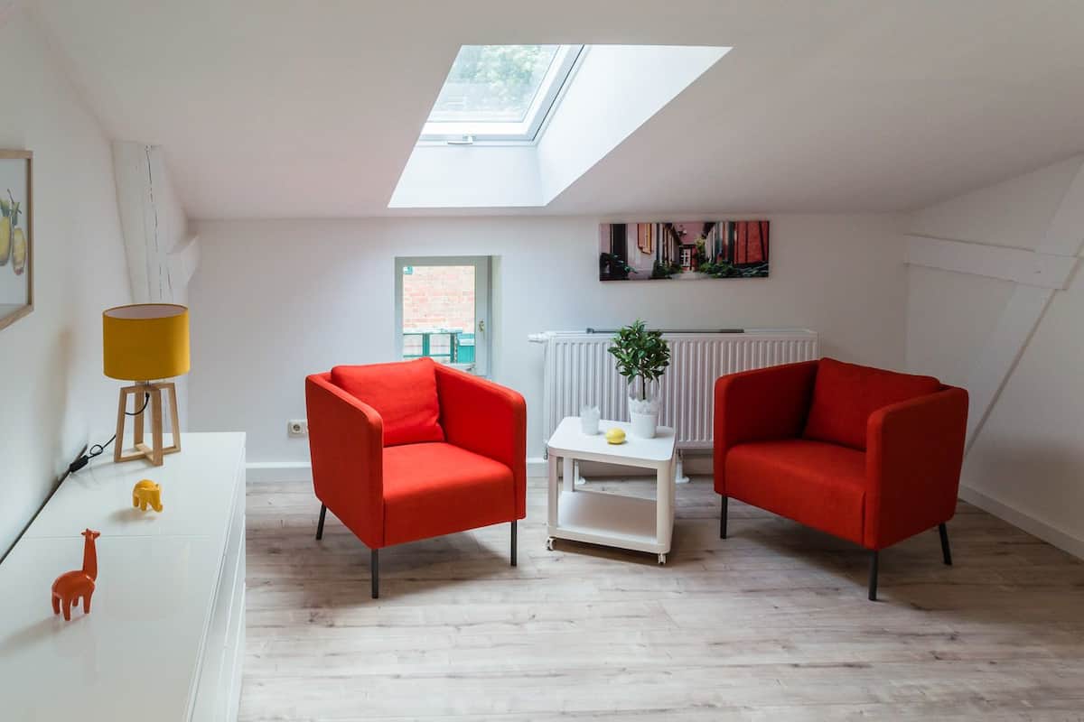Apartment, 3 Schlafzimmer, Terrasse, Parkblick (Heringsdorf) | Zimmerausstattung