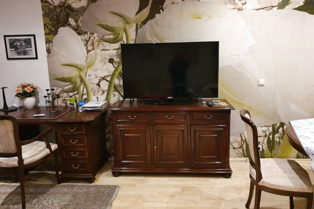 Smart TV 50 pulgadas con canales de televisión vía satélite, televisión