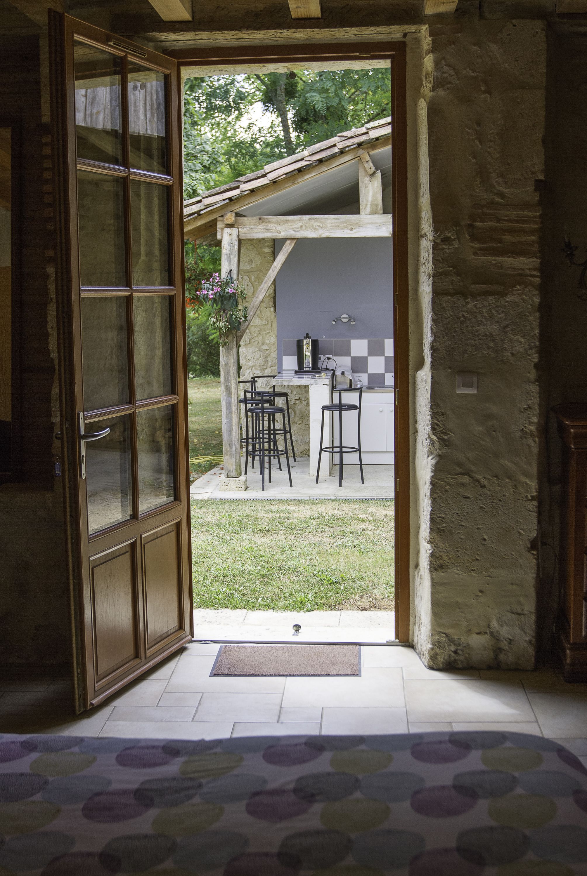 Uitzicht vanuit accommodatie