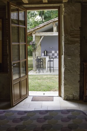 Uitzicht vanuit accommodatie