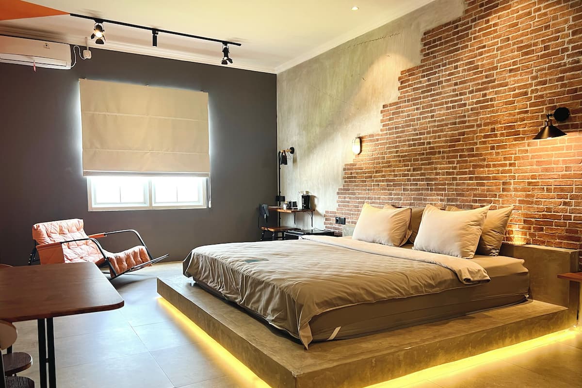 Arcadia Room | Escrivaninha, ferros/tábuas de passar roupa, Wi-Fi de cortesia