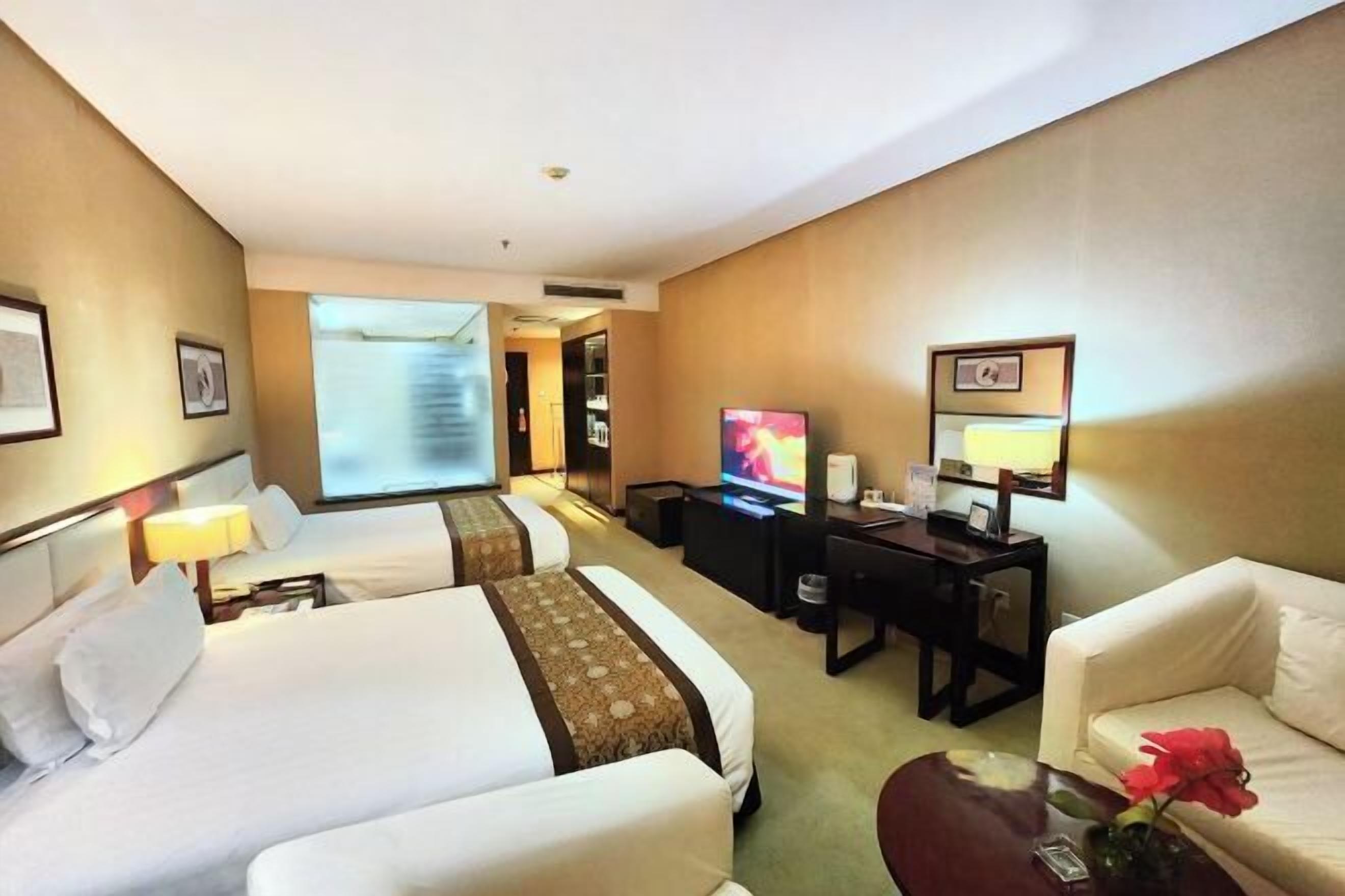 Minibar, in-room safe, desk, blackout curtains