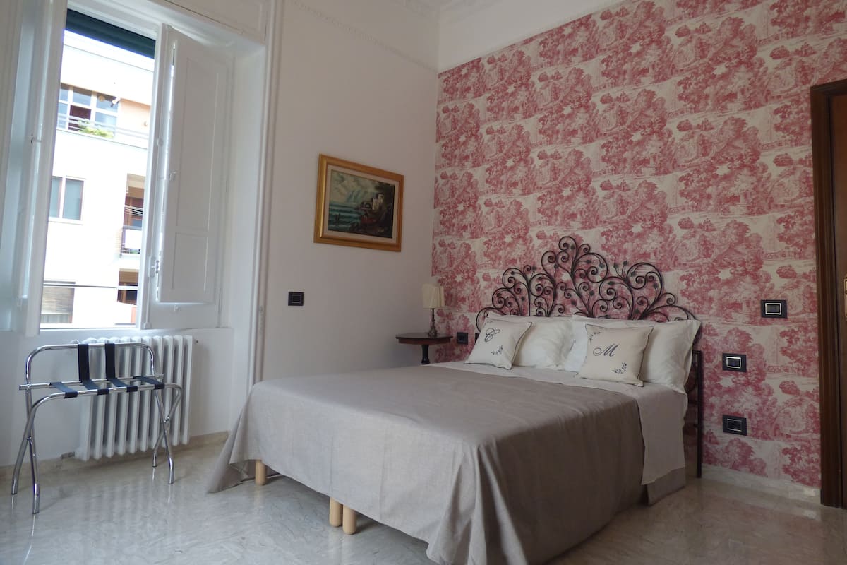 Habitación con 1 cama matrimonial o 2 individuales (Stanza Blu) | 1 habitación y ropa de cama de alta calidad