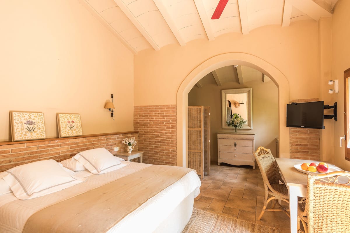 Comfort-Suite, Terrasse, Gartenblick