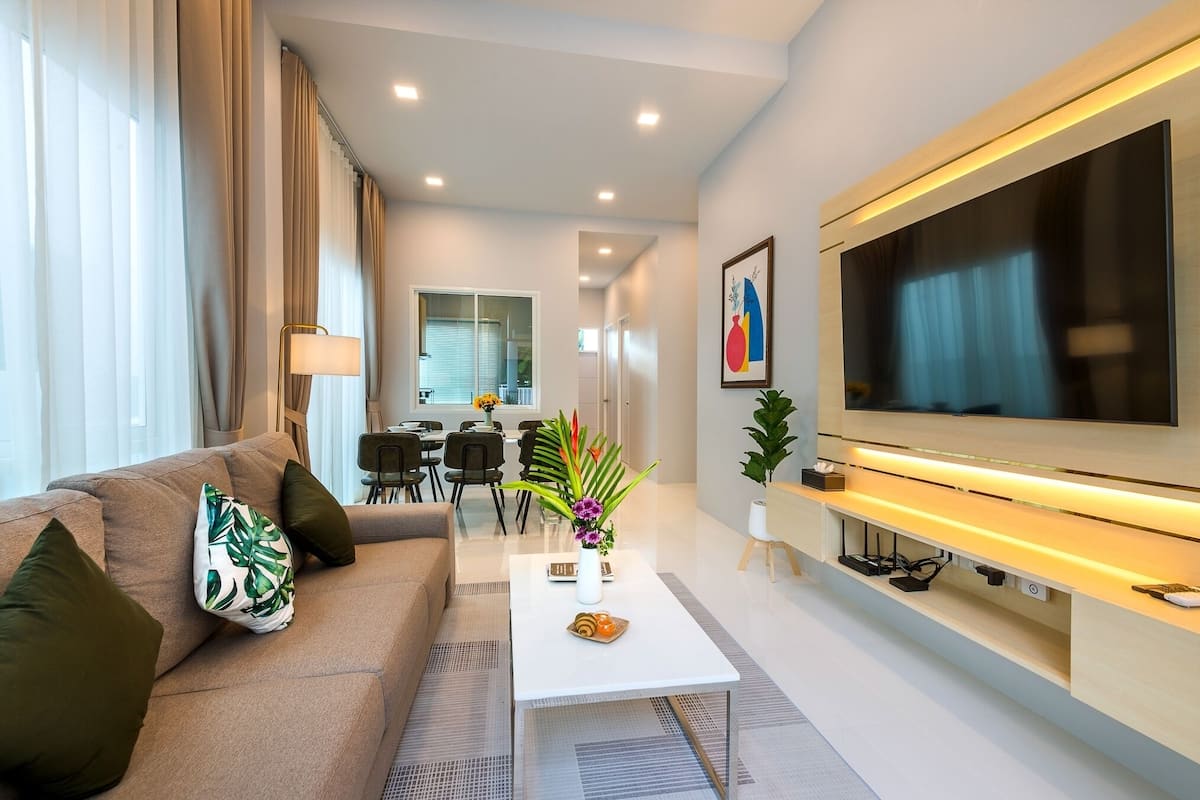 Grand Pool Villa (3BDR) - G2 | 3 slaapkamers, een kluis op de kamer, individueel gemeubileerd