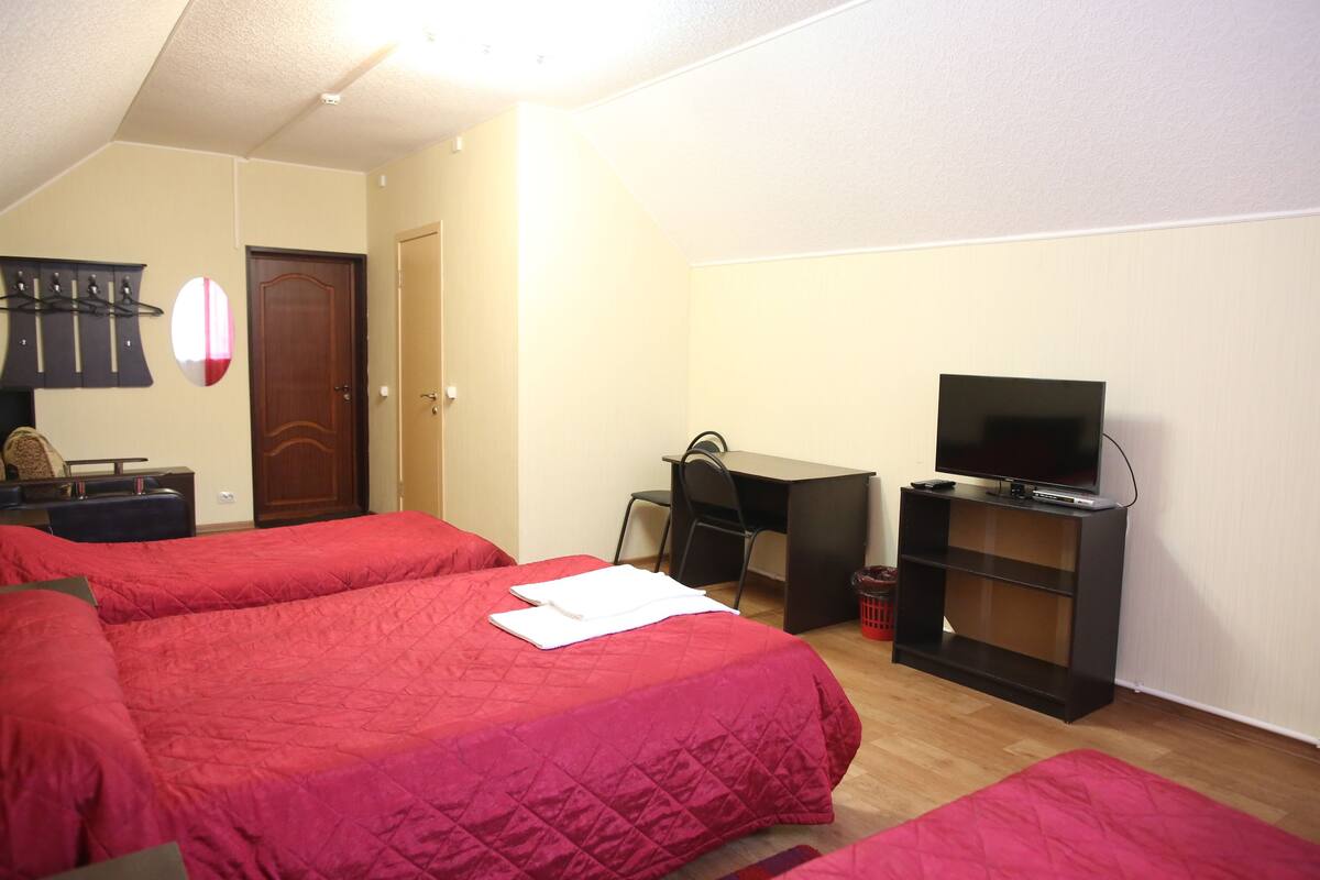 Schreibtisch, schallisolierte Zimmer, Bügeleisen/Bügelbrett
