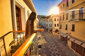 Luxury-Zimmer, Nichtraucher, Stadtblick | Blick vom Balkon