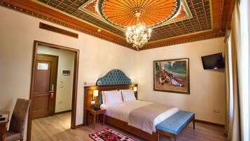 Luxury-Zimmer, Nichtraucher, Stadtblick | 20 Schlafzimmer, Bettwäsche aus ägyptischer Baumwolle