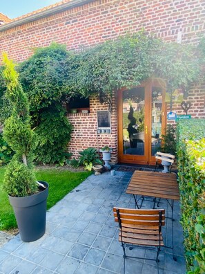 Terrace/patio - Ferme de Montecouvez (Crèvecoeur-sur-l'Escaut)