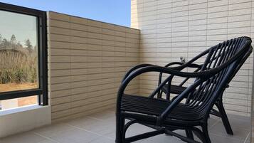 Uitzicht vanaf balkon