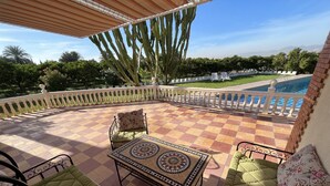 Comfort Villa, 3 Bedrooms, Private Pool | Terrace/patio - Tiguimi Vacances (Temsia)