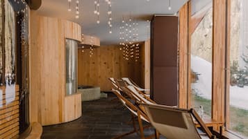 Salas de tratamiento para parejas, sauna y baño de vapor