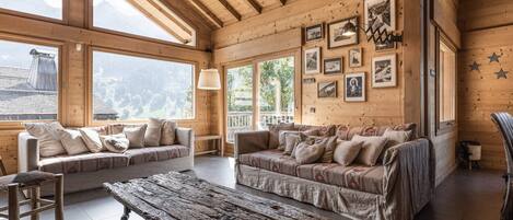 Platt-tv och eldstad