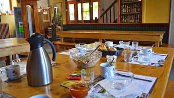 Daily buffet breakfast (EUR 10 per person)