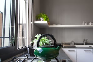 Comfort Apartment, 2 Bedrooms | Private kitchen | Fridge, microwave, oven, electric kettle - Beirut 2BD New Apartment (Sin El Fil)