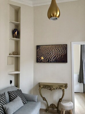 Apartamento exclusivo | Área de estar | Smart TV