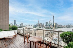 Camera, 1 letto king, terrazzo, piano elevato (View) | 1 camera, biancheria in cotone egiziano