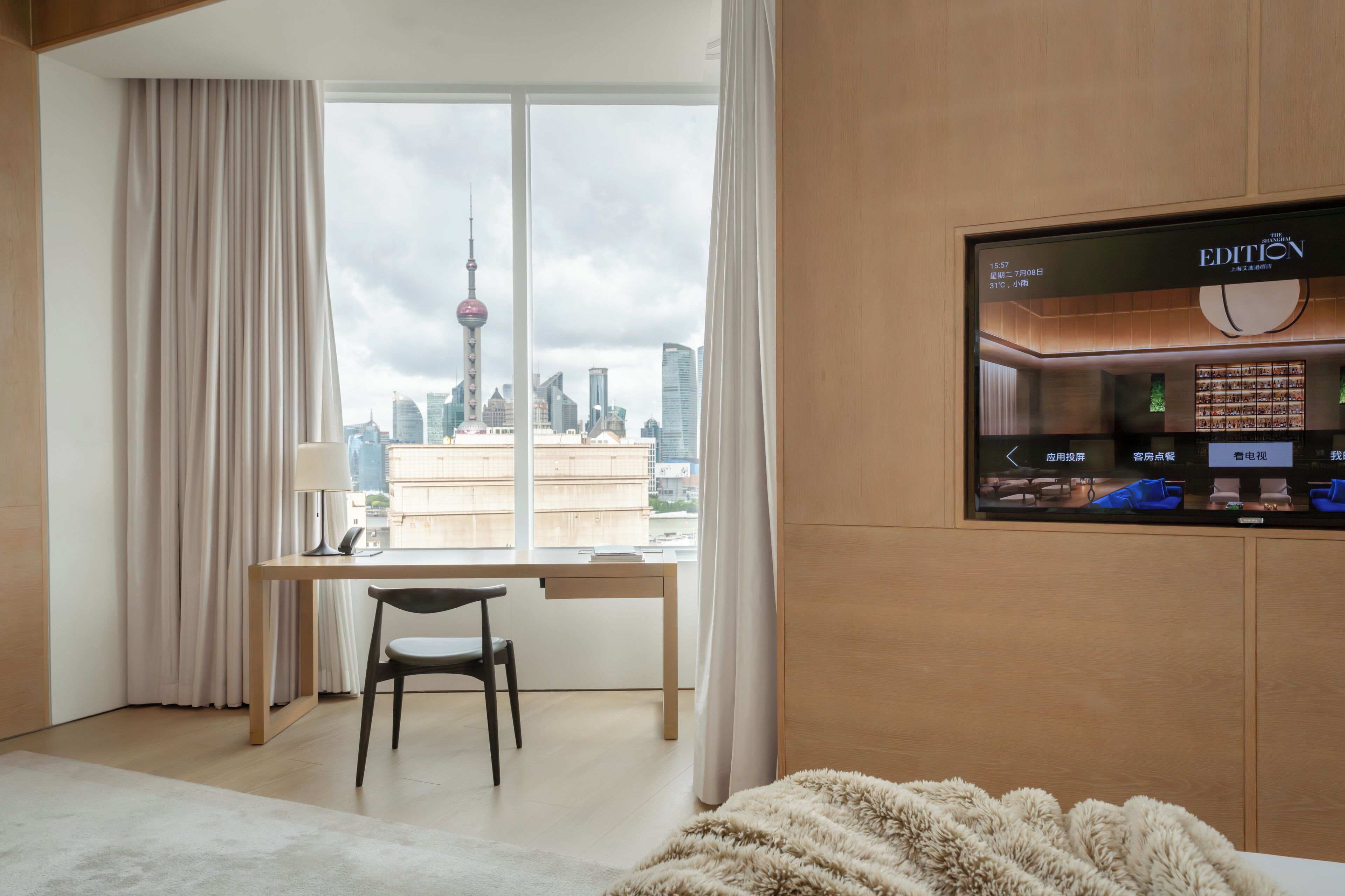 bund view suite | 1 bedroom, egyptian cotton sheets, premium bedding, down duvets