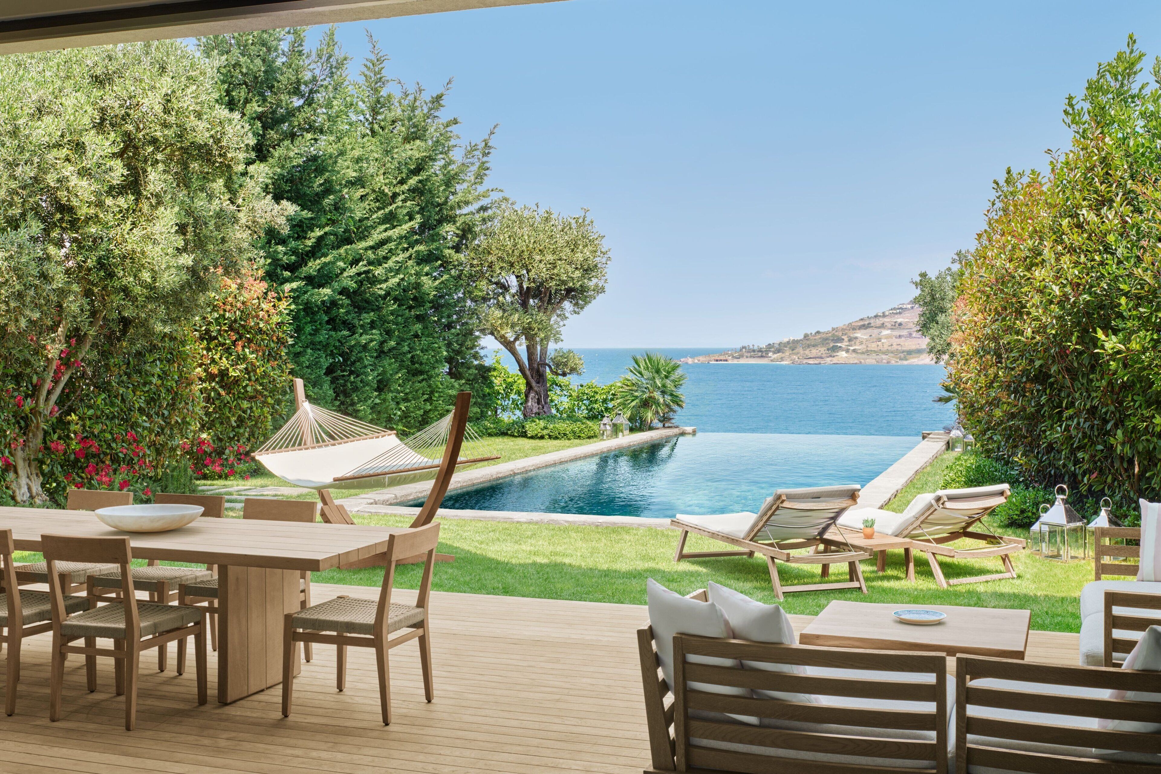 presidential villa, 4 bedrooms, patio, sea view | property amenity