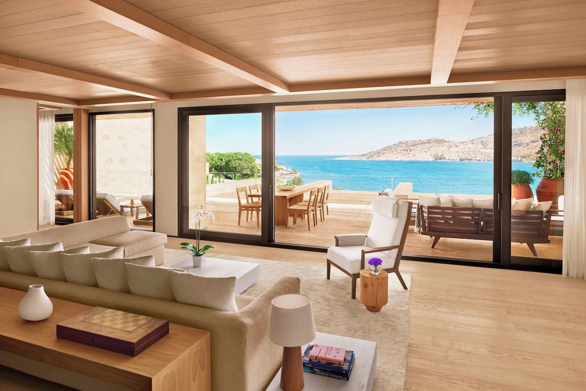 Suite, 2 Bedrooms, Balcony, Sea View (Yalikavak) | 1 bedroom, premium bedding, down comforters, Tempur-Pedic beds