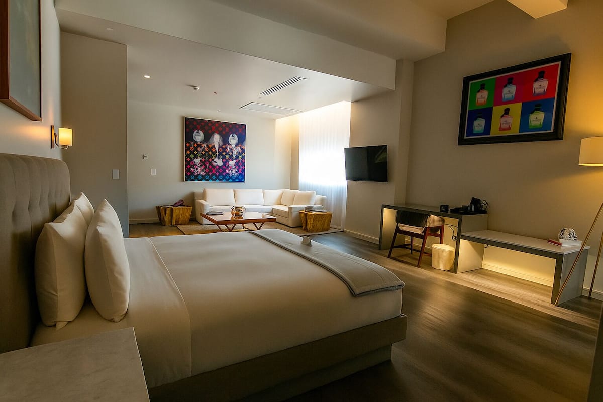 Suite (Hospitality) | Premium bedding, down comforters, memory foam beds, minibar