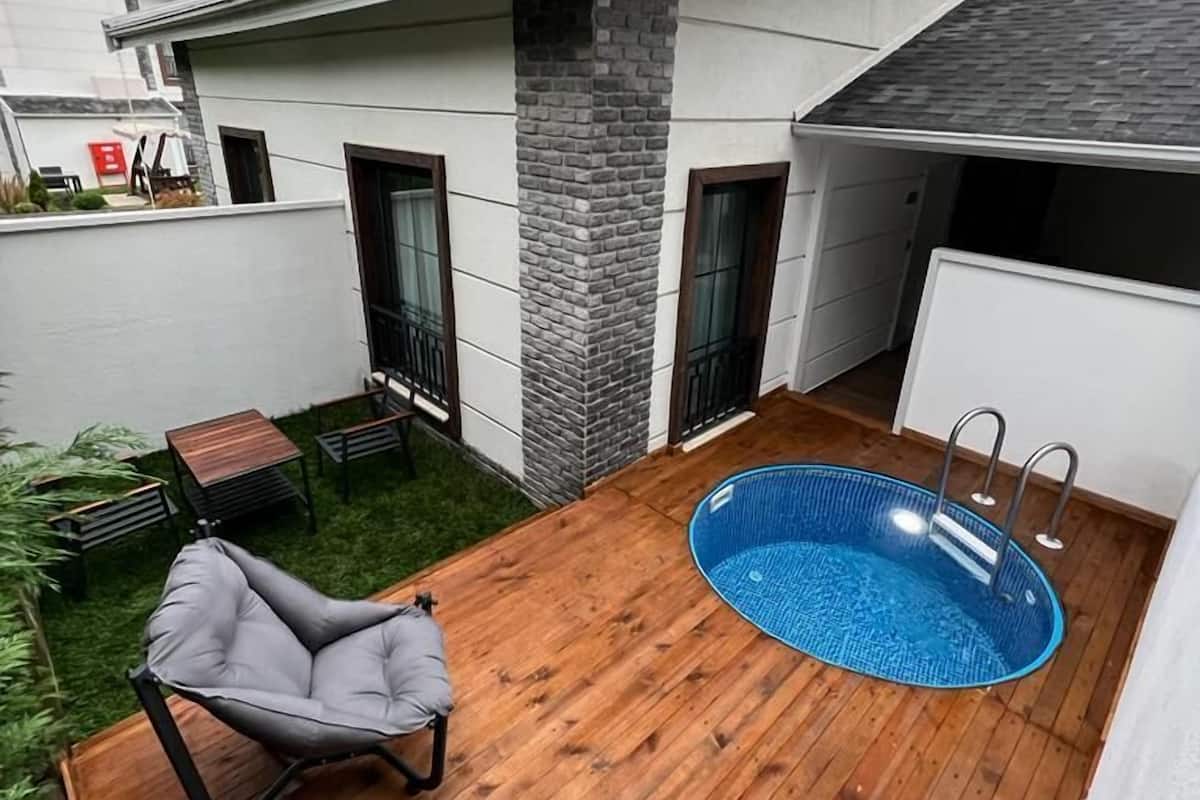 Villa Deluxe, 1 cama de matrimonio, piscina privada | Vistas desde la habitación