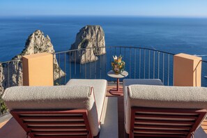Suite, Sea Facing (Monacone) | Terrace/patio