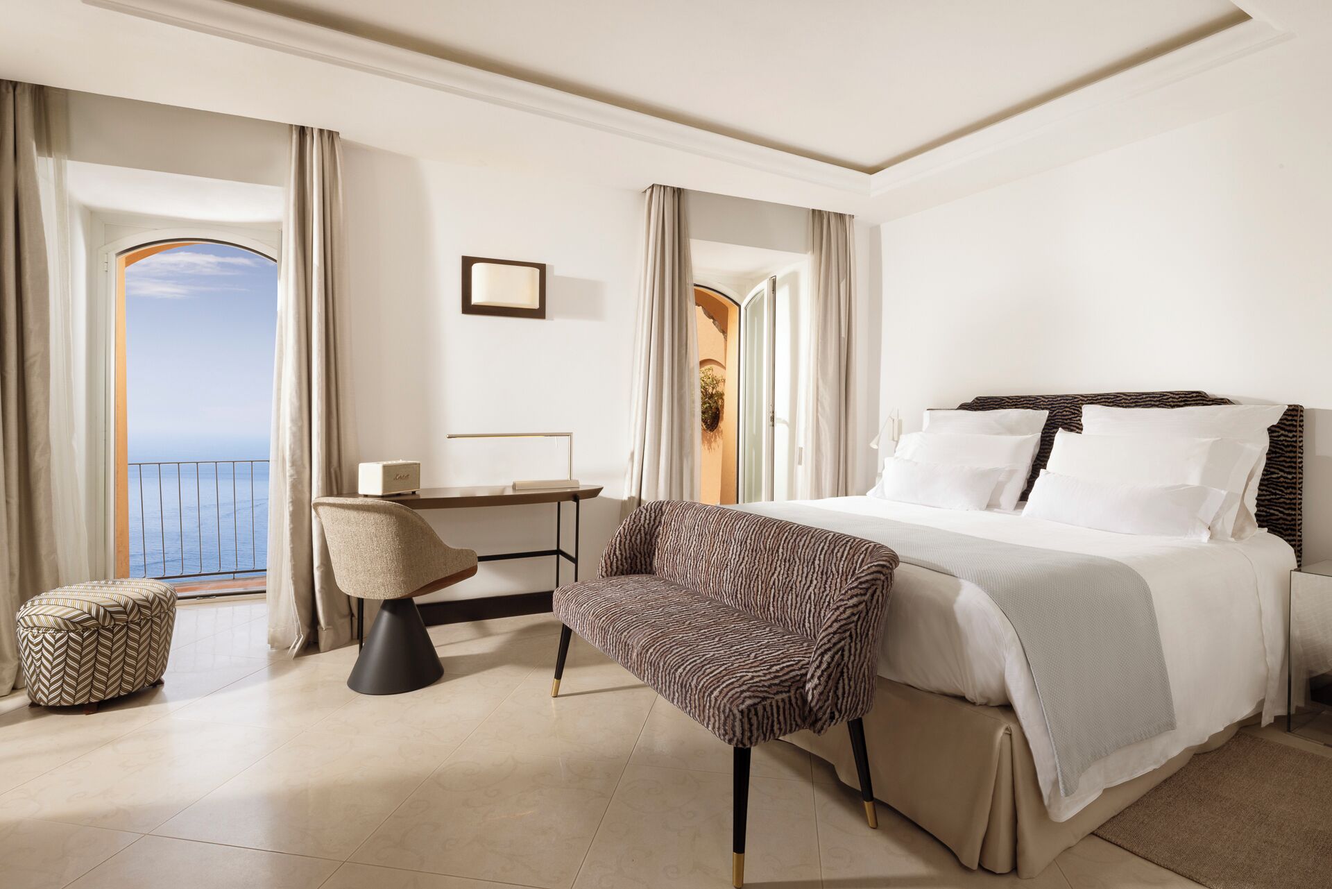 Premium bedding, down duvets, minibar, in-room safe