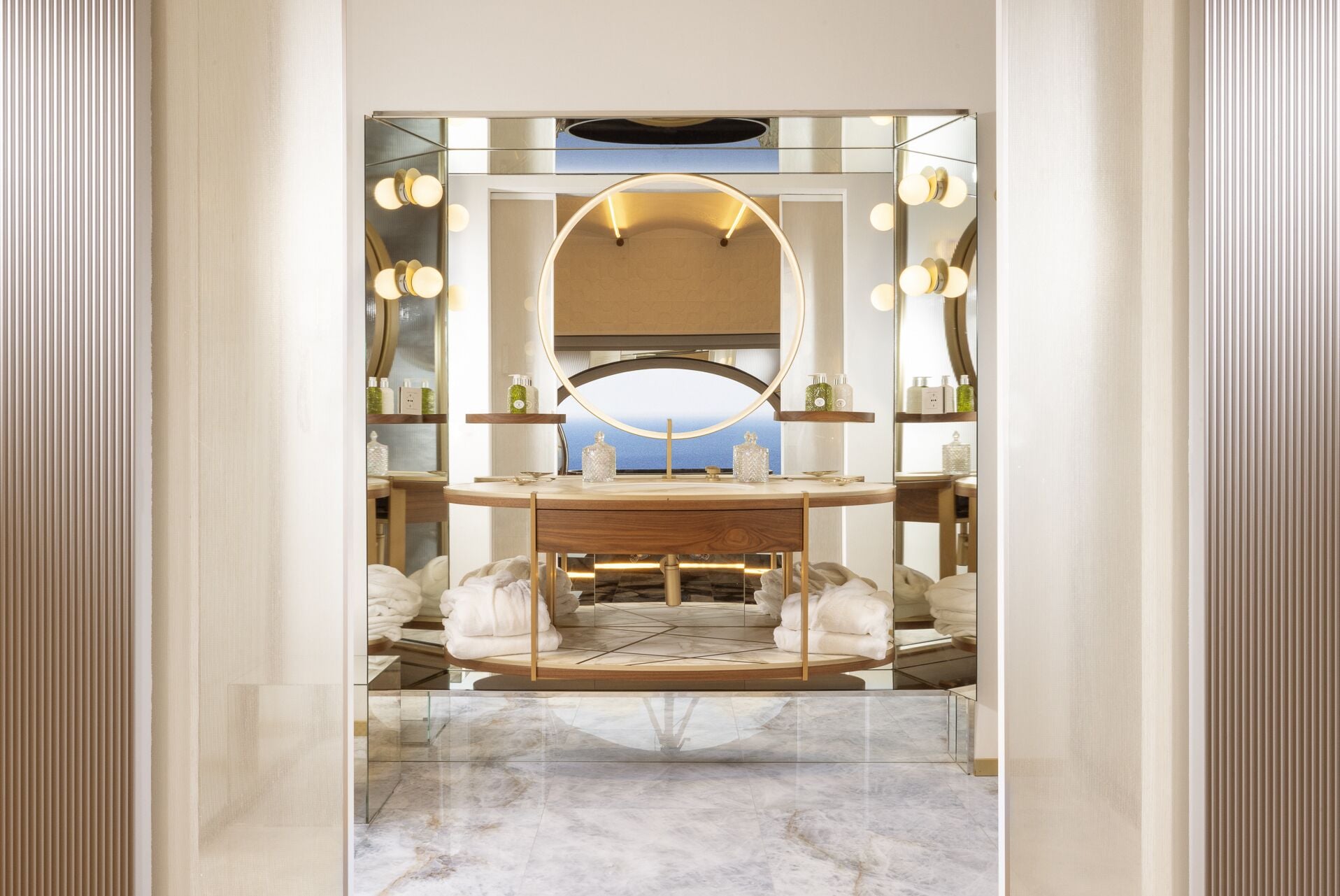 studio suite (art) | bathroom | shower, designer toiletries, hair dryer, bathrobes