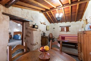 Cottage, 1 Bedroom (Ajuy) | Living area | 15-inch flat-screen TV with cable channels, TV - Casa Rural Tamasite (Tuineje)