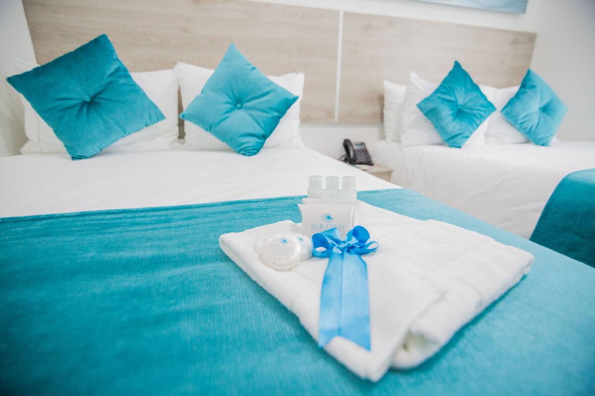 In-room safe, desk, iron/ironing board (on request), WiFi (free)