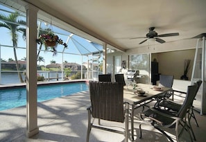 House, 3 Bedrooms, Private Pool, Garden View | Terrace/patio
