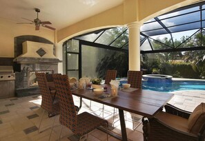House, 4 Bedrooms, Private Pool | In-room dining