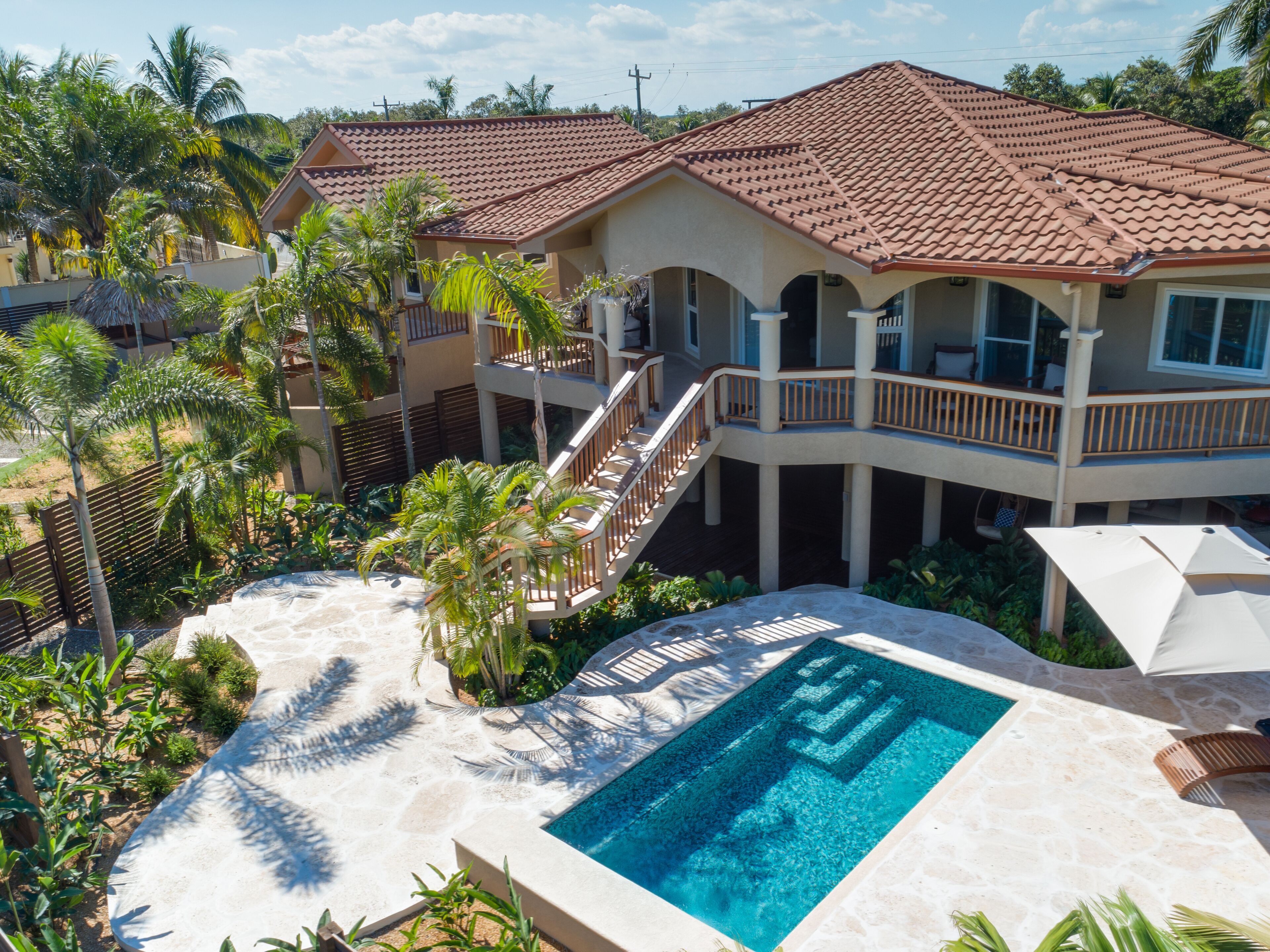 Alberca al aire libre 