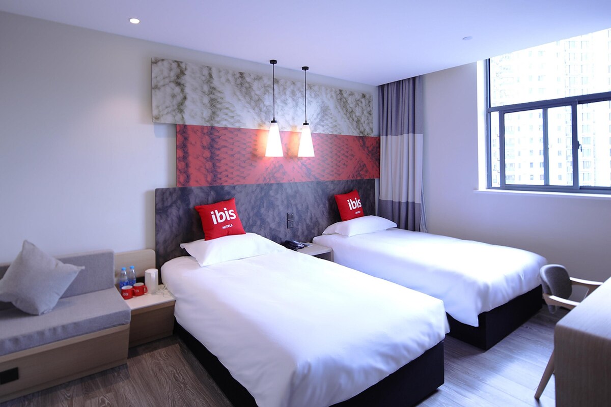 Twin Room | Select Comfort beds, in-room safe, blackout drapes, WiFi (free)