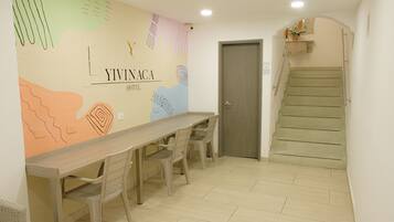 Sala de estar en el lobby