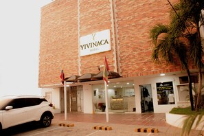 Façade de l’hébergement