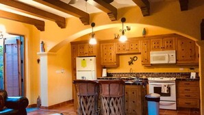Family Villa, 2 Bedrooms | Private kitchen | Coffee/tea maker, fridge, microwave, oven - AV054  LoretoBay Luxury Villa  Pool View (Loreto)