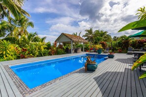 Front of property - Natura Beach Pool Villa 1 (Rarotonga)
