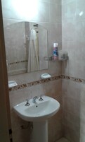 Apartment (#5) | Bathroom | Combined shower/tub, free toiletries, hair dryer, towels
