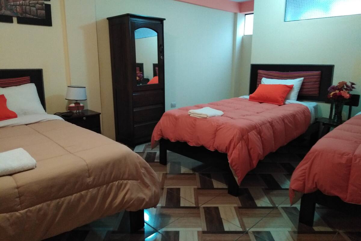 Free WiFi, bed sheets
