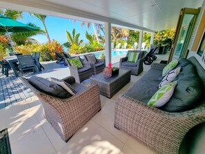 Deluxe Villa, 3 Bedrooms, Private Pool, Beachfront | BBQ/picnic area - Natura Beach Pool Villa 2 (Rarotonga)