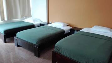 Free WiFi, bed sheets