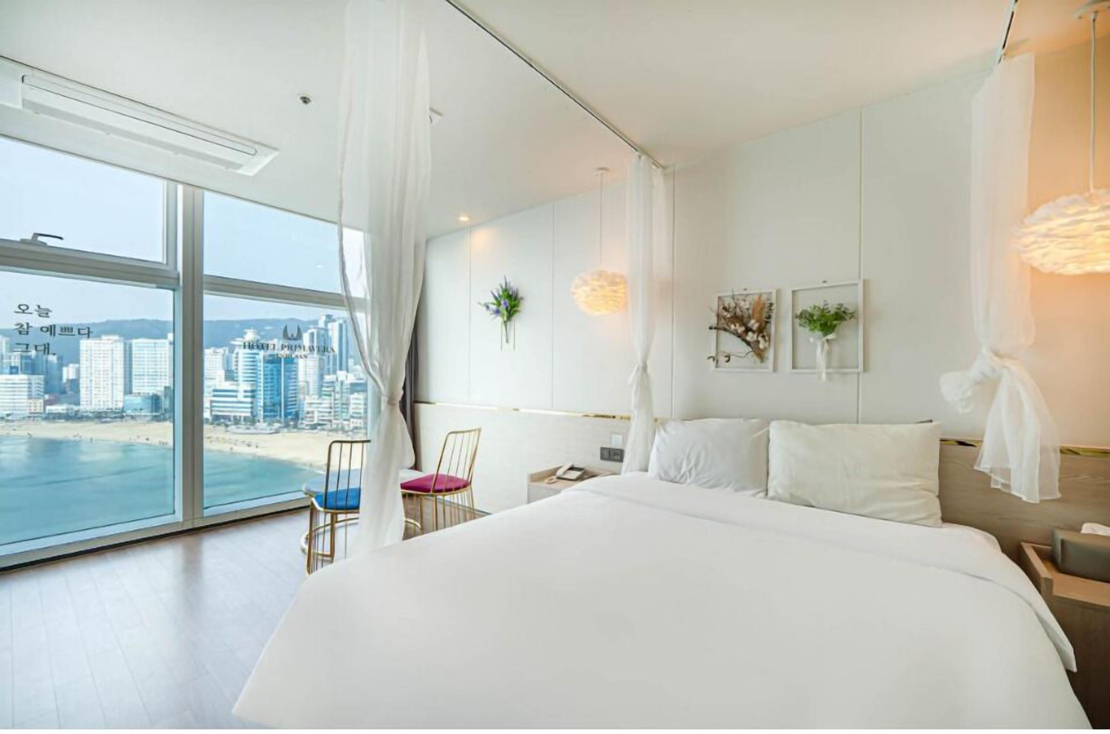 Luxury Double Room, 1 Double Bed, Ocean View | Premium bedding, down comforters, blackout drapes, soundproofing