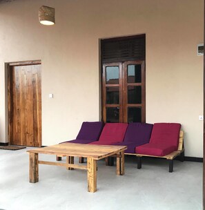 Comfort Double Room, 1 Queen Bed, Garden Area | Terrace/patio