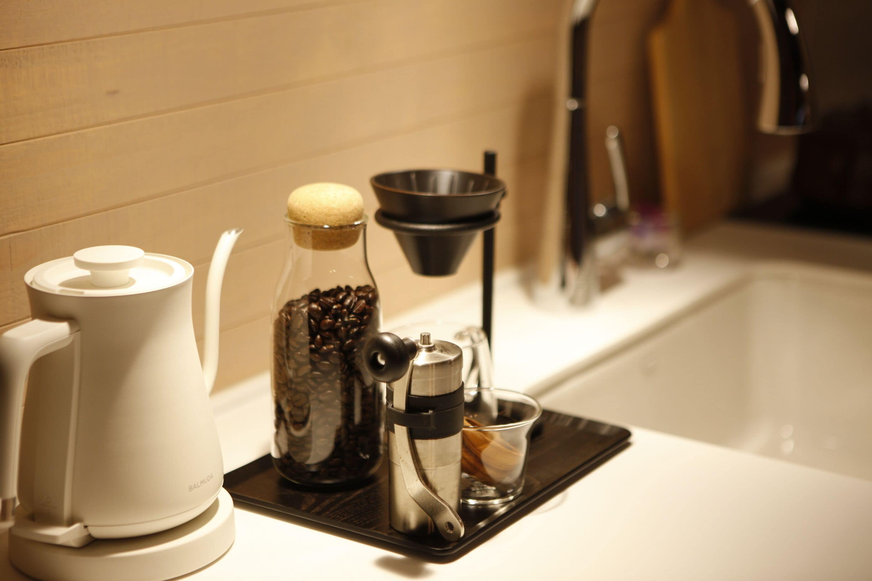 private vacation home (suzuya) | private kitchen | fridge, electric kettle