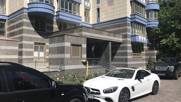 Majoituspaikan julkisivu