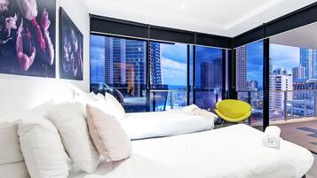 2 Bedroom SPA Ocean View | Decoración individual, mobiliario individual, wifi gratis y ropa de cama