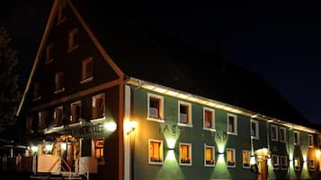 Front of property - evening/night